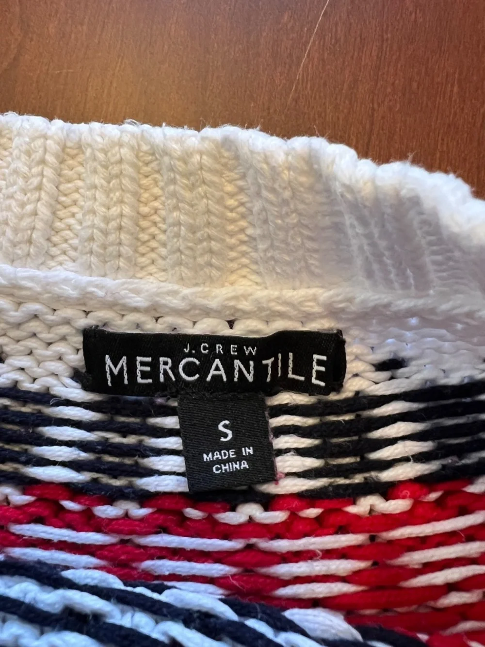 *FIRM PRICE* J. Crew Mercantile Fair Isle 100% Cotton Sweater